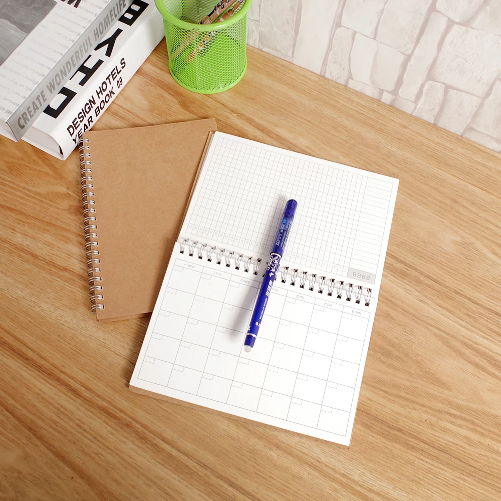 Daily Weekly Planner Notebook Spiral Agenda Daily Schedule Journal Notebooks Time To Do List Office Stationery School Supplies