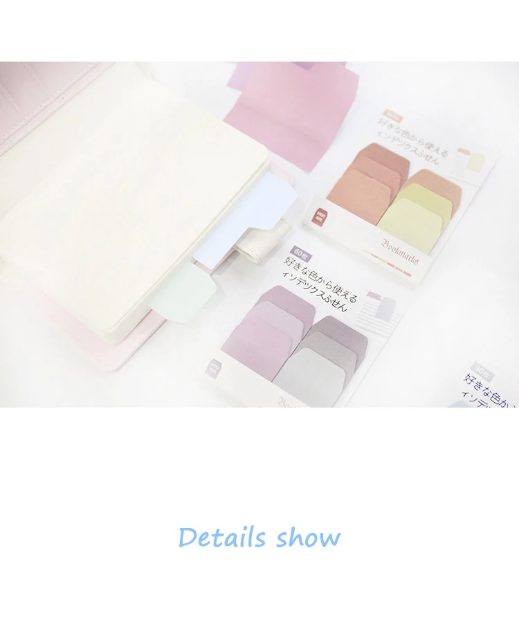 Kawaii Sticky Notes 60 sheets adhesive notepad Post Stationery Memo pad it Bookmarks Stickers in notebook School supplies