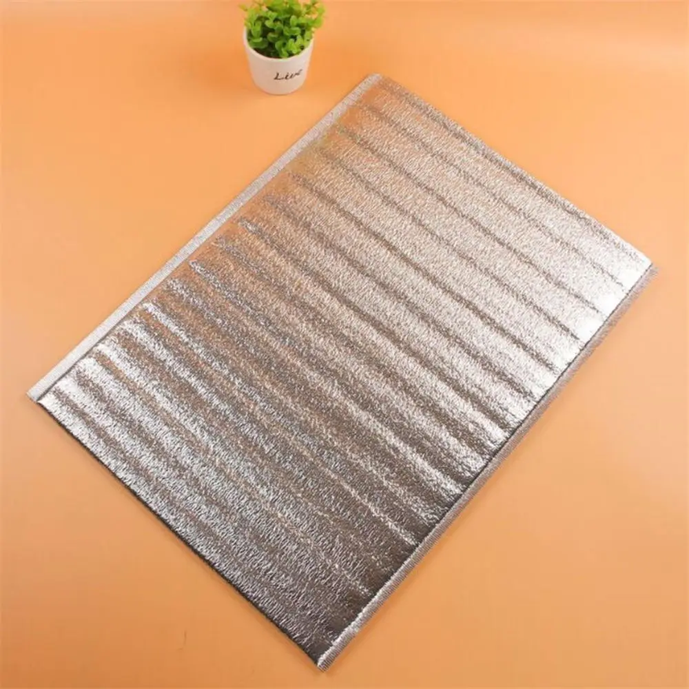 Aluminum Foil Cooler Bag Insulation Folding Picnic Portable Food Thermal Packing Bag Food Delivery Drink Carrier Insulated Bag
