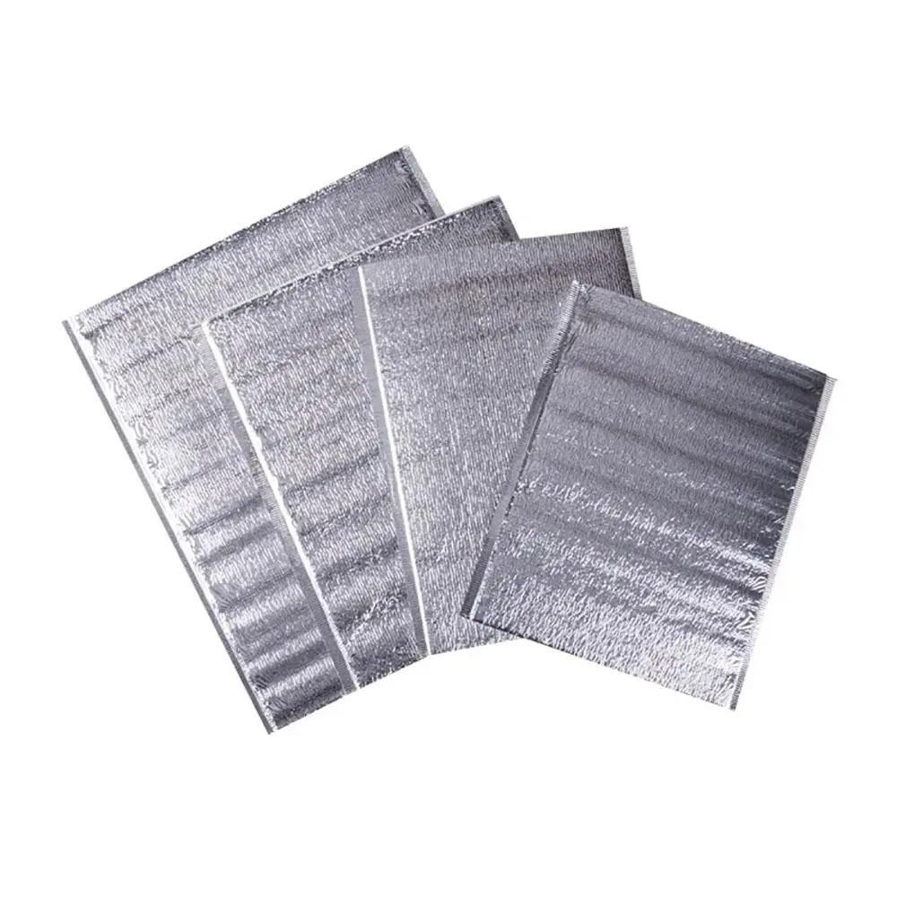 Aluminum Foil Cooler Bag Insulation Folding Picnic Portable Food Thermal Packing Bag Food Delivery Drink Carrier Insulated Bag