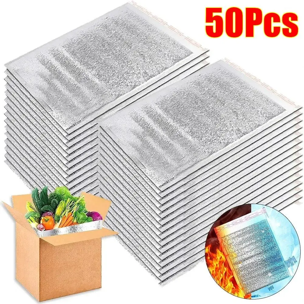 Aluminum Foil Cooler Bag Insulation Folding Picnic Portable Food Thermal Packing Bag Food Delivery Drink Carrier Insulated Bag