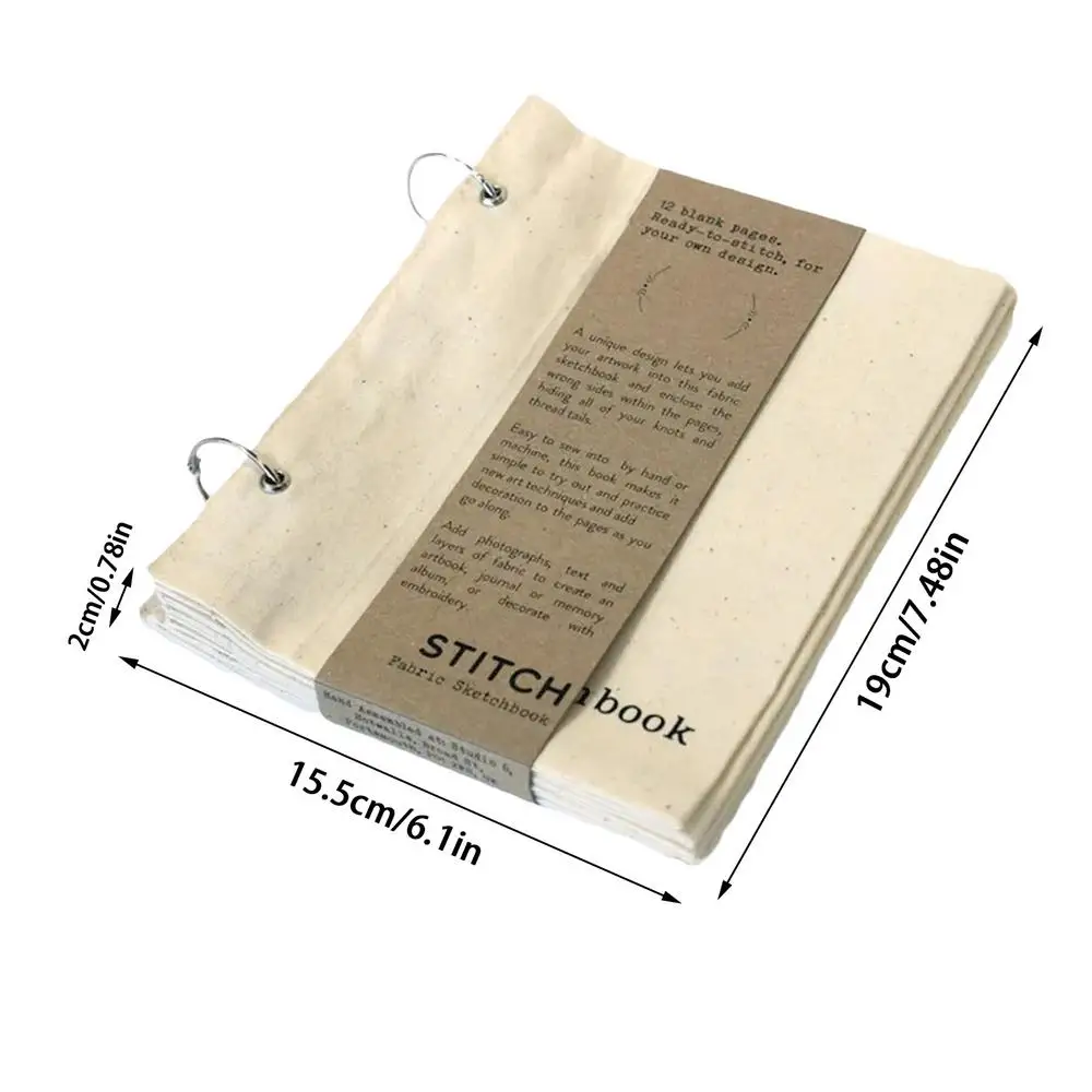 Blank Fabric Sketchbook Blank Notebook Book Art Sketchbook With Unique Folding Design For Drawing Enthusiasts Writers