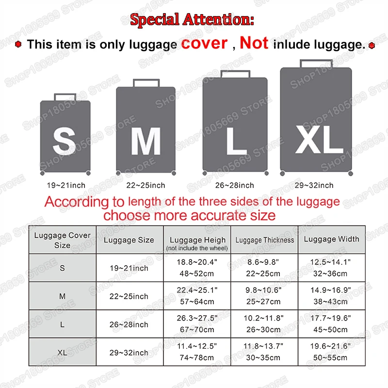 Graffiti Female Bear Doll Luggage Cover for Travel Women Men Travel Accessories Anti-dust Elastic Suitcase Trolley Case Covers