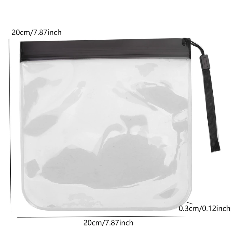 1/2/4pcs Luggage Transparent Travel Use Leakproof Flight Make Up Waterproof For Women Reusable Airport Security Storage bag