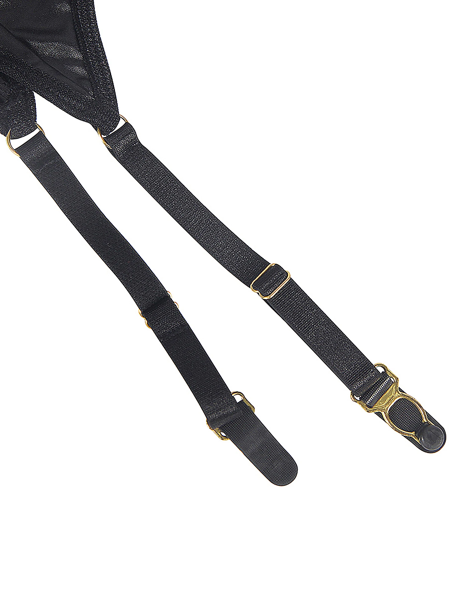Comeondear Garter PU Leather Lingerie Solid Black Breathable Lace Slimming 4 Stretch Belts Nighty Sleepwear Babydoll with Zipper