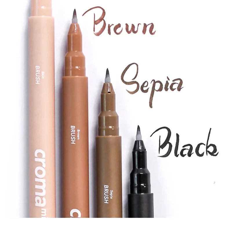 Pigment Liner Pigma Pen 0.1mm/0.03mm/0.05mm/0.5mm/1mm Different Tip Black Fineliner for Sketching Drawing Micron Ink Marker Pen