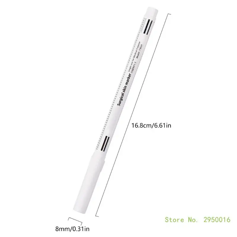 10x Skin Marker Waterproof Positioning Pen White Surgical Skin Marker Eyebrow Makeup Pen Makeup Position Mark Tools
