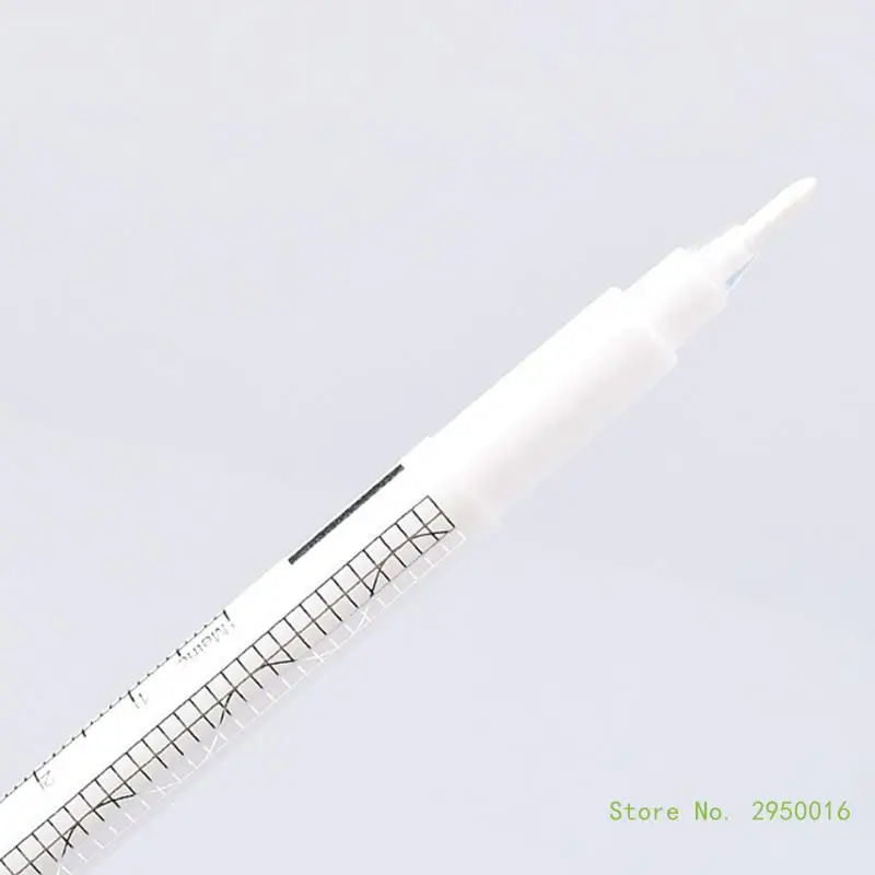 10x Skin Marker Waterproof Positioning Pen White Surgical Skin Marker Eyebrow Makeup Pen Makeup Position Mark Tools