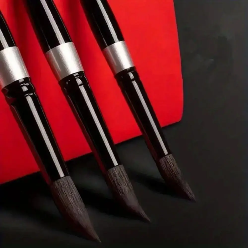 7/14pcs Round Squirrel Hair Paint Brush Set for Watercolor, Inks, Gouache & Tempera, Professional Artist Quality, Wood Handle