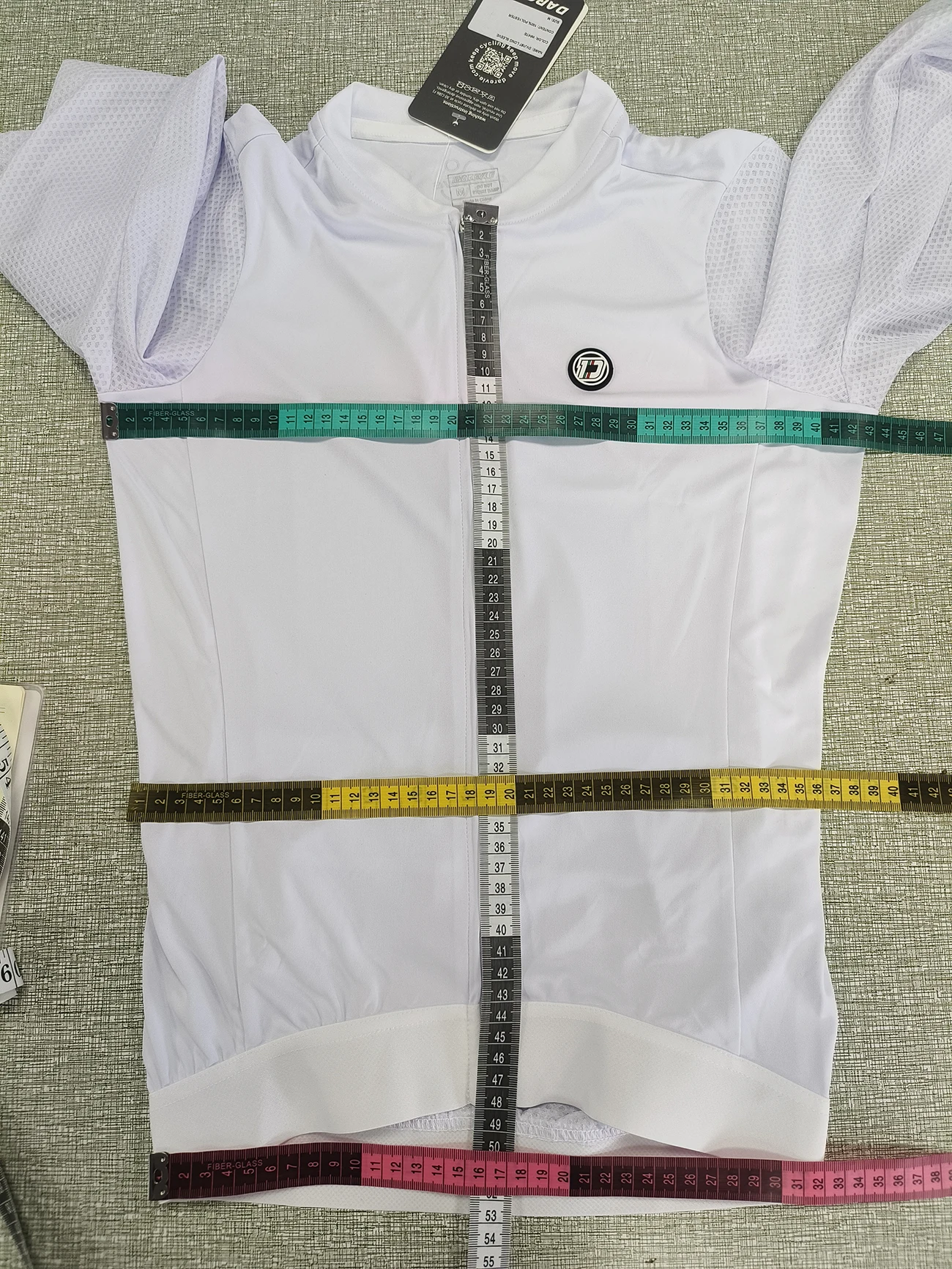 DAREVIE Cycling Jersey Long Sleeve Pro Aero Small Size 3D Bubble Mesh Cycling Jersey Men Women Breathable Man Cycling Maillot