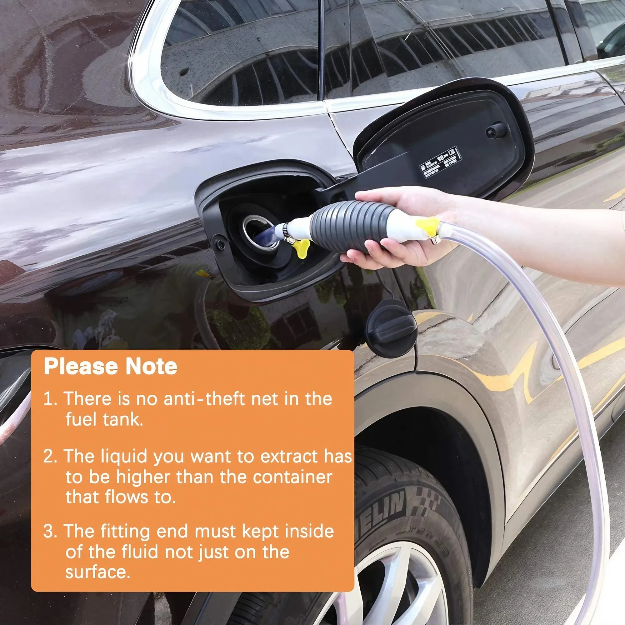Car Fuel Hand Primer Pump Rubber Manual Petrol Diesel Gas Liquid Transfer Pump Fit For Ford Chevy VW Audi BMW