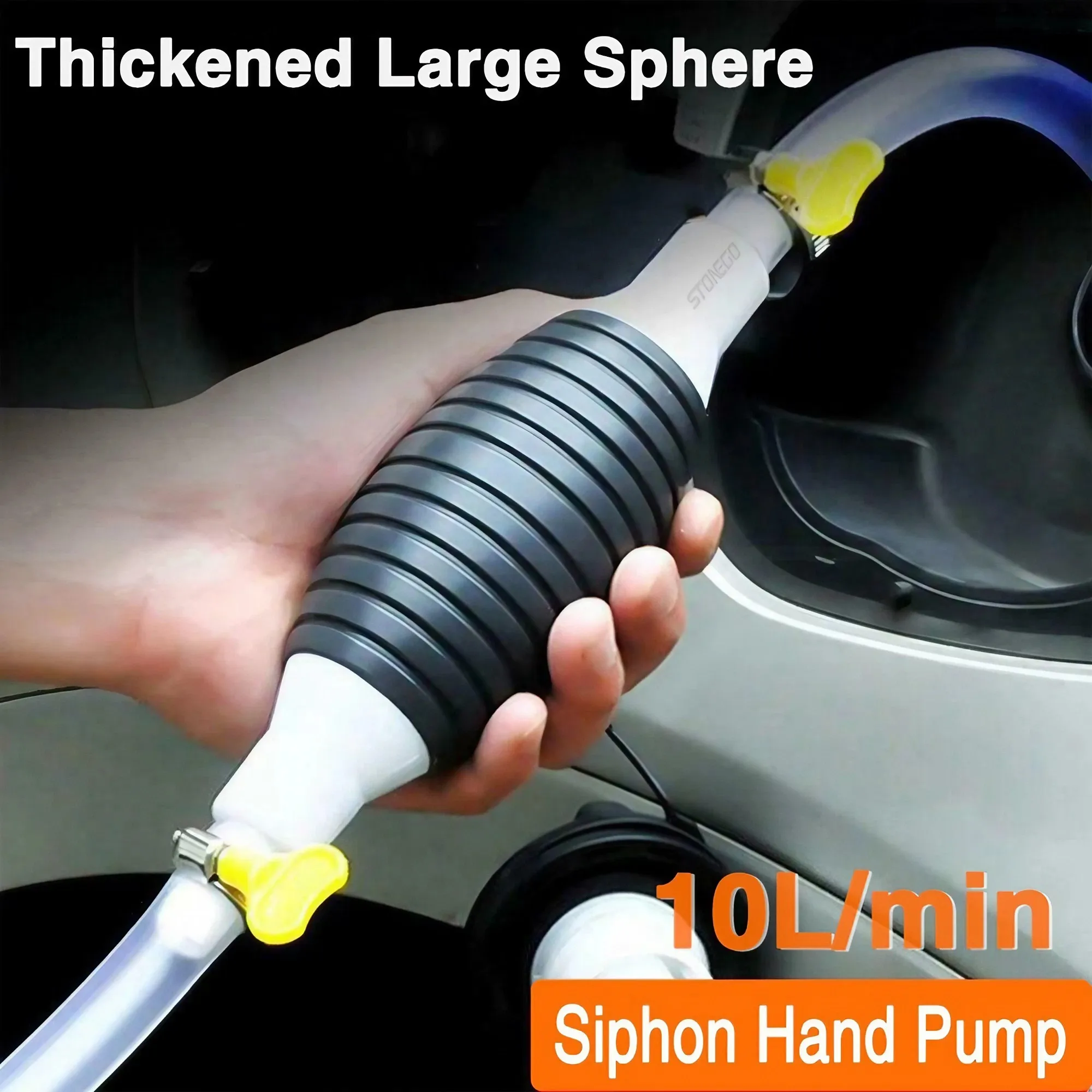 Car Fuel Hand Primer Pump Rubber Manual Petrol Diesel Gas Liquid Transfer Pump Fit For Ford Chevy VW Audi BMW