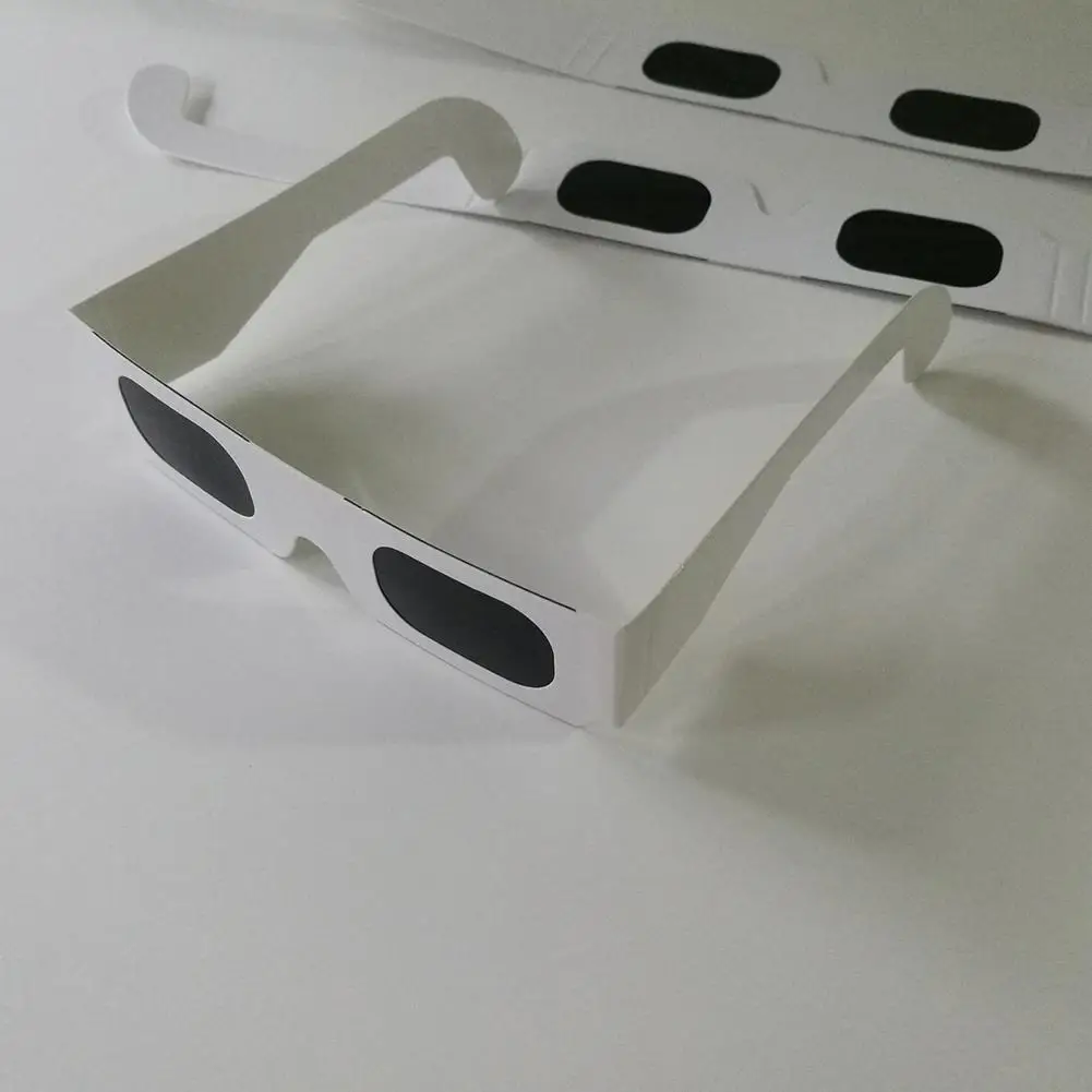 1/5/10pcs Paper Solar Eclipse Glasses Anti-uv Viewing Glasses Safe Shades Observation Solar Glasses Protect Eyes Random Color