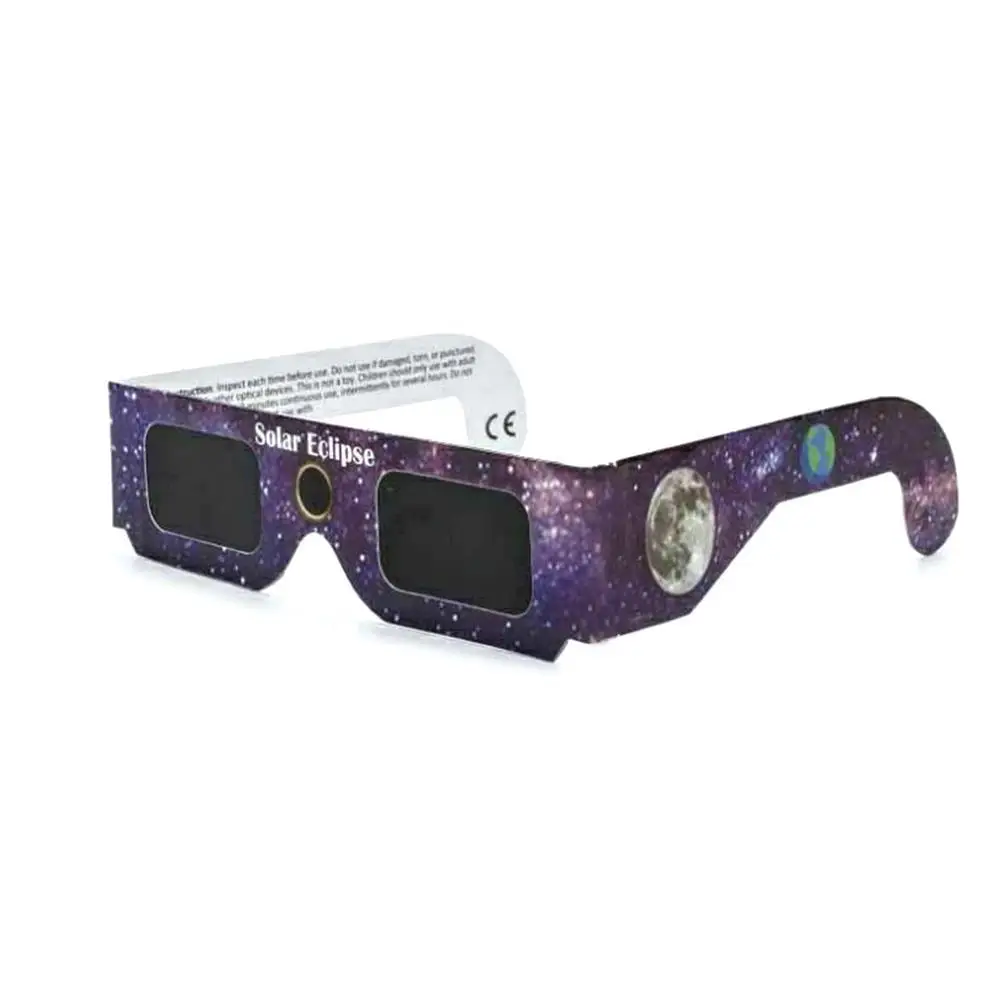 1/5/10pcs Paper Solar Eclipse Glasses Anti-uv Viewing Glasses Safe Shades Observation Solar Glasses Protect Eyes Random Color