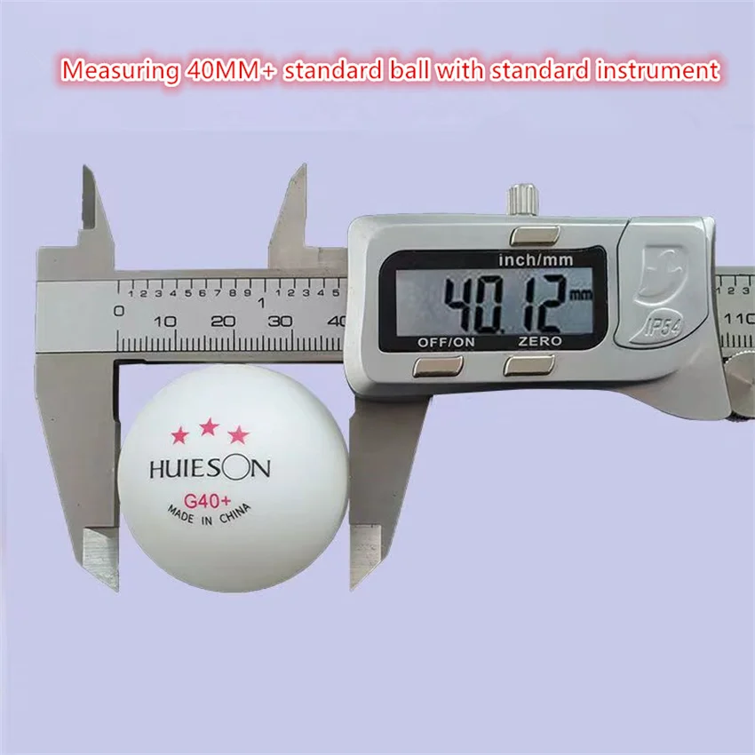 New Huieson 3 Star 20~100 PCS ABS 40+ Material Professional Table Tennis Balls TTF Table Tennis Ping Pong Balls For Competition