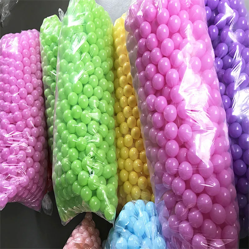 20pcs/lot 5.5cm Safe PE Ball for Dry Pool Ball Pit Eco-friendly Baby Ball Toys for Baby Playpen Tent Kid Toys Soft Ocean Balls