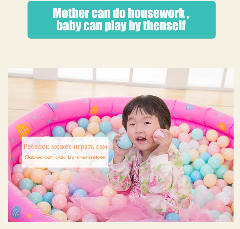 20pcs/lot 5.5cm Safe PE Ball for Dry Pool Ball Pit Eco-friendly Baby Ball Toys for Baby Playpen Tent Kid Toys Soft Ocean Balls