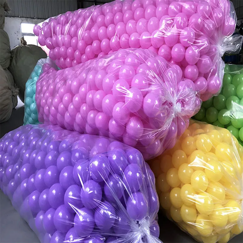 20pcs/lot 5.5cm Safe PE Ball for Dry Pool Ball Pit Eco-friendly Baby Ball Toys for Baby Playpen Tent Kid Toys Soft Ocean Balls