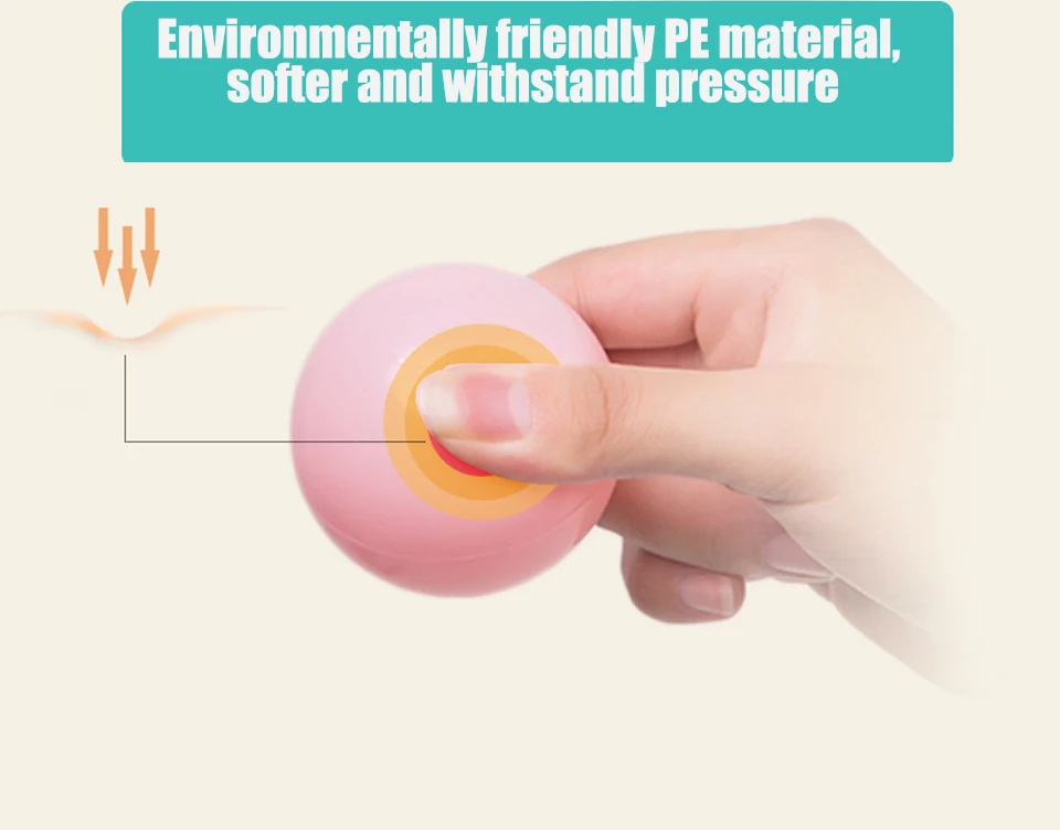 20pcs/lot 5.5cm Safe PE Ball for Dry Pool Ball Pit Eco-friendly Baby Ball Toys for Baby Playpen Tent Kid Toys Soft Ocean Balls