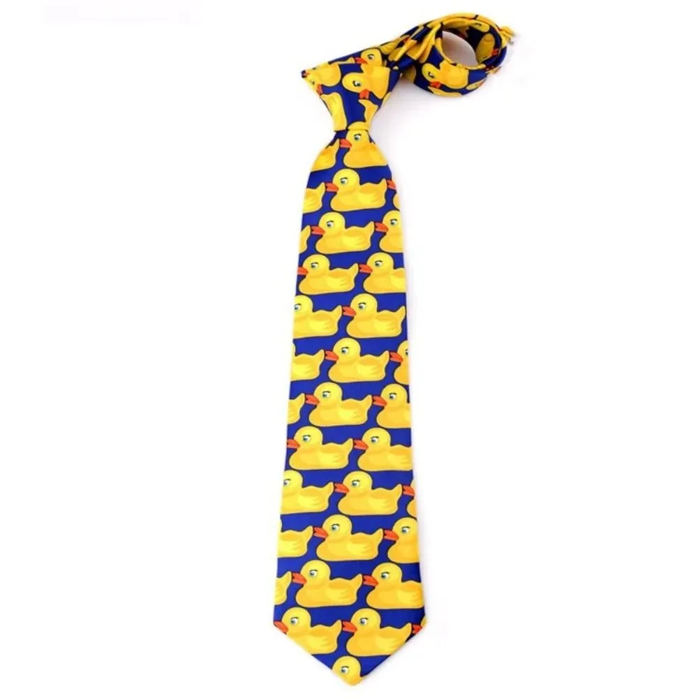 Brand New Hot Fashion Brand New Barney's How I Met Your Mother Ducky Tie Yellow Rubber Duck Necktie Ties Barney Ducky