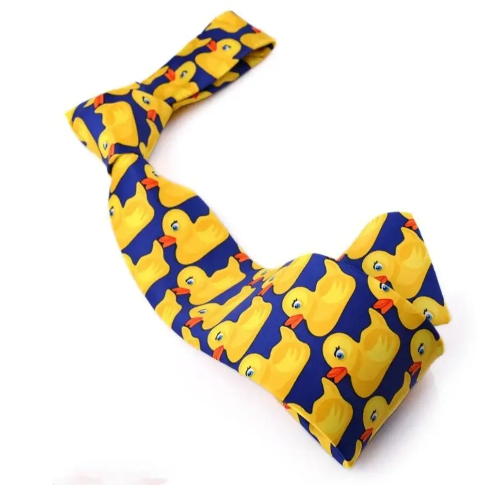 Brand New Hot Fashion Brand New Barney's How I Met Your Mother Ducky Tie Yellow Rubber Duck Necktie Ties Barney Ducky