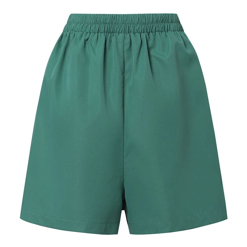 ZANZEA Women Summer Sports Shorts Korean Fashion Culottes 2025 Solid Casual Culotte Pant Elastic High Waist Shorts Streetwear
