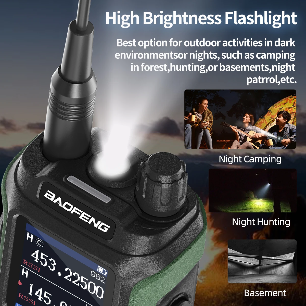 Baofeng UV 21 Pro Wireless Copy Frequency Walkie Talkie 16 KM AM Long Range Waterproof Multi-Band Type-C Charger Ham Radio UV 5R