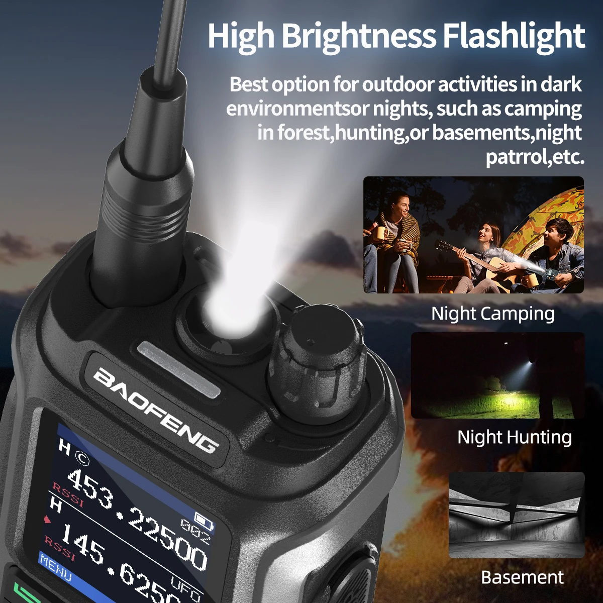 Baofeng UV 21 Pro Wireless Copy Frequency Walkie Talkie 16 KM AM Long Range Waterproof Multi-Band Type-C Charger Ham Radio UV 5R