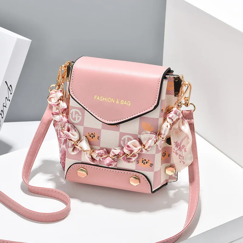 Mobile Phone Bag Women's New Summer Fashion Mini Bag Fashion Single Shoulder Crossbody Good-looking Suitable Daily Collocation