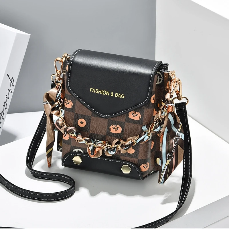 Mobile Phone Bag Women's New Summer Fashion Mini Bag Fashion Single Shoulder Crossbody Good-looking Suitable Daily Collocation