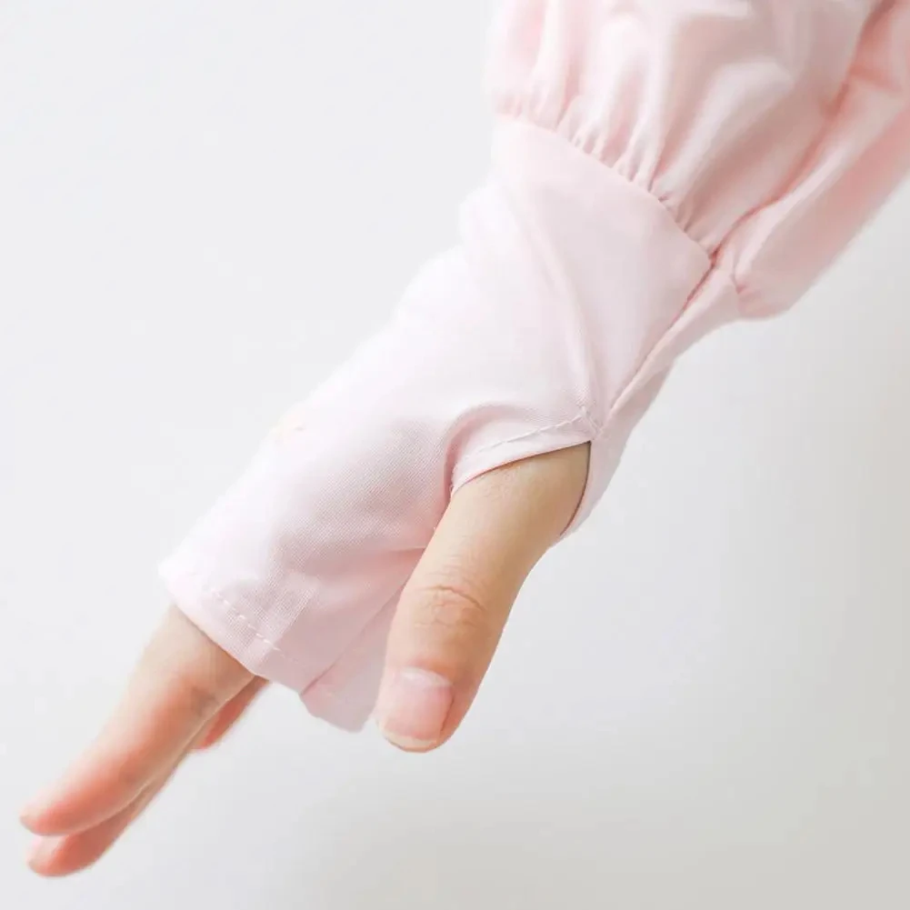 Summer Loose Sunscreen Driving Ice Silk Sleeve Female Long Length UV Protection Arm Arm Glove Sleeves Super Soft Breathable