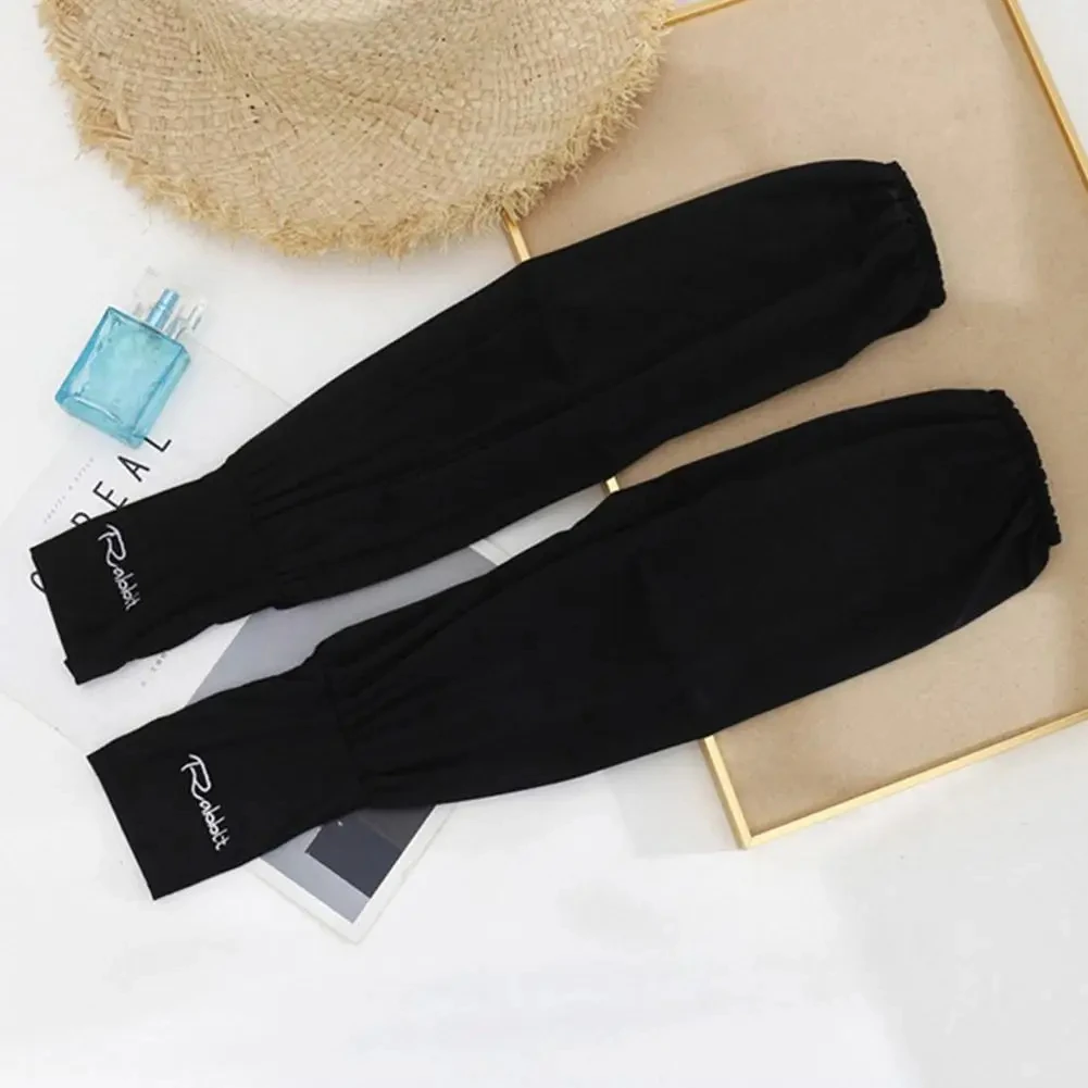 Summer Loose Sunscreen Driving Ice Silk Sleeve Female Long Length UV Protection Arm Arm Glove Sleeves Super Soft Breathable