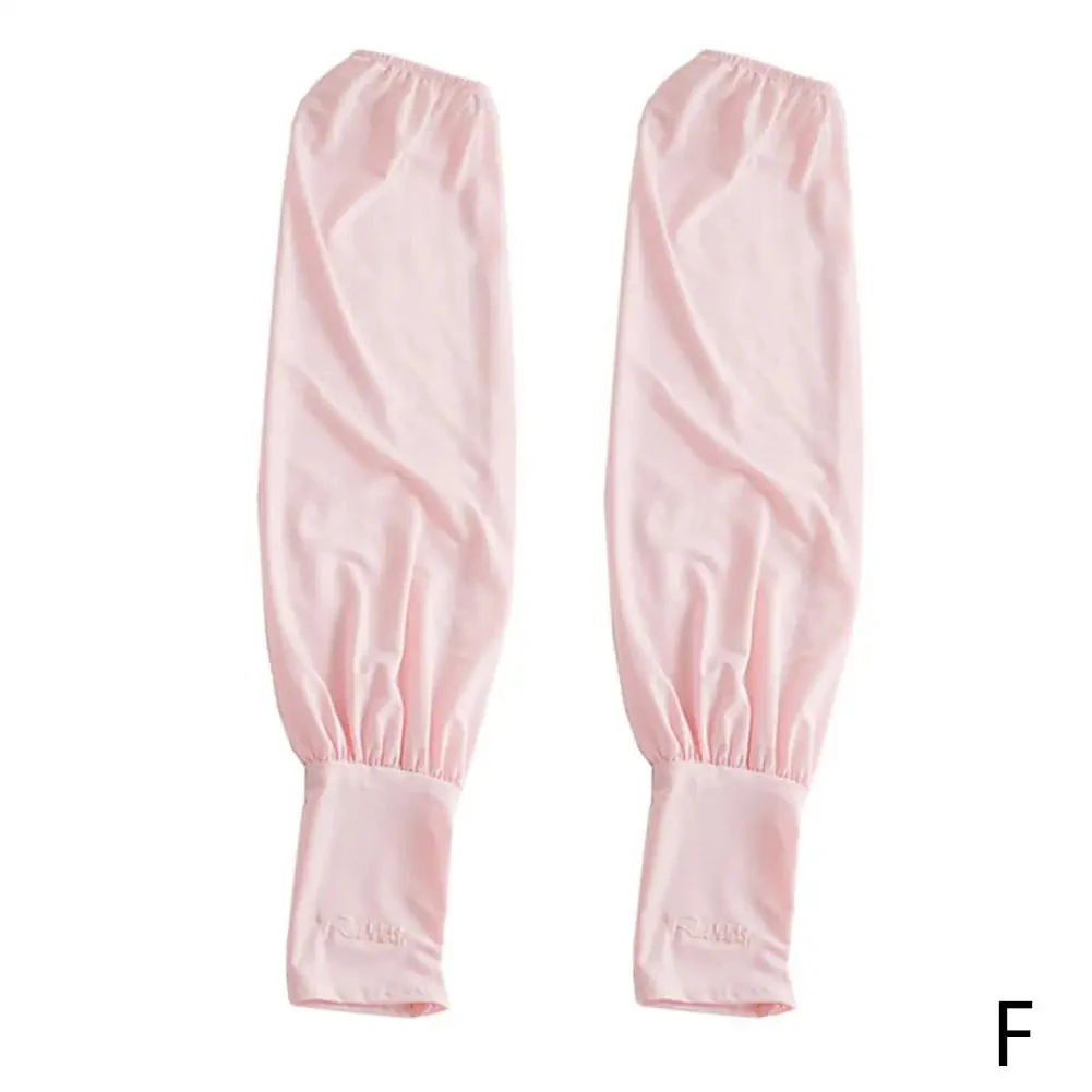 Summer Loose Sunscreen Driving Ice Silk Sleeve Female Long Length UV Protection Arm Arm Glove Sleeves Super Soft Breathable