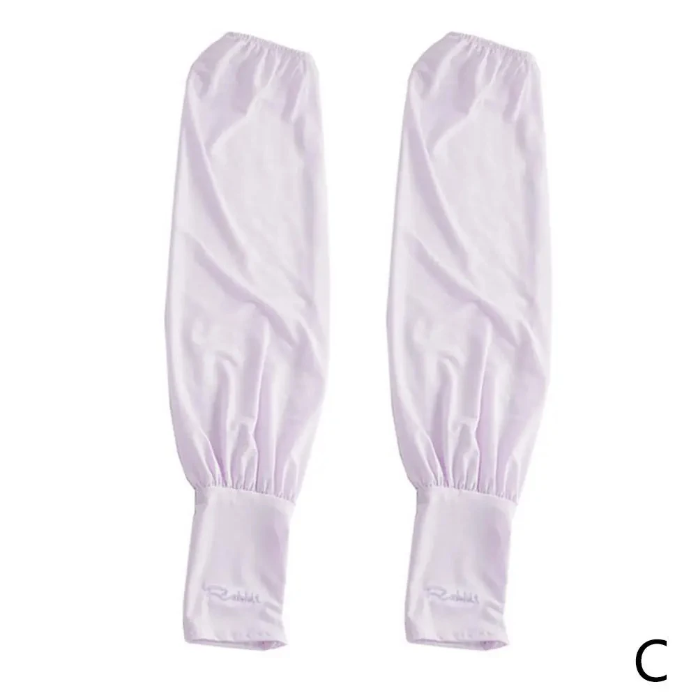 Summer Loose Sunscreen Driving Ice Silk Sleeve Female Long Length UV Protection Arm Arm Glove Sleeves Super Soft Breathable