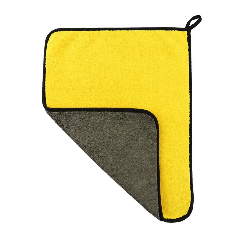 30*30cm Microfiber Car Cleaning Towels Car Wash Drying Cloth Hemming Microfiber Towel Care Wash Cloth Car Detailing Accessories