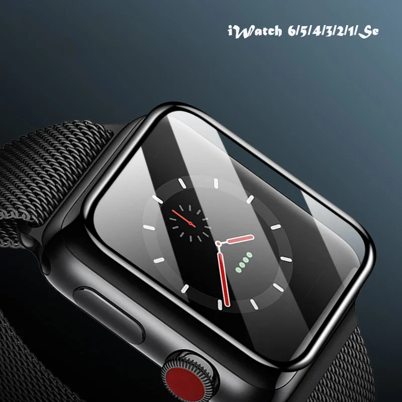 Screen Protector For Apple Watch Series 9-8-7-6 5 4 Se ultra-2 49mm 41mm 45mm 40mm 44mm 3D (Not Tempered Glass) Film Accessories