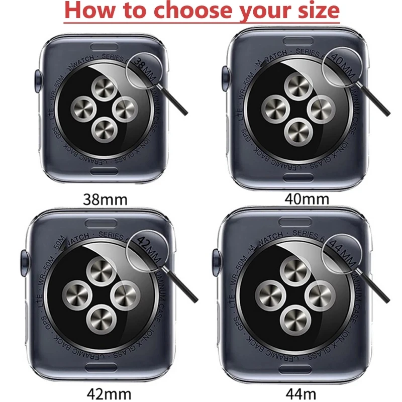 Screen Protector For Apple Watch Series 9-8-7-6 5 4 Se ultra-2 49mm 41mm 45mm 40mm 44mm 3D (Not Tempered Glass) Film Accessories