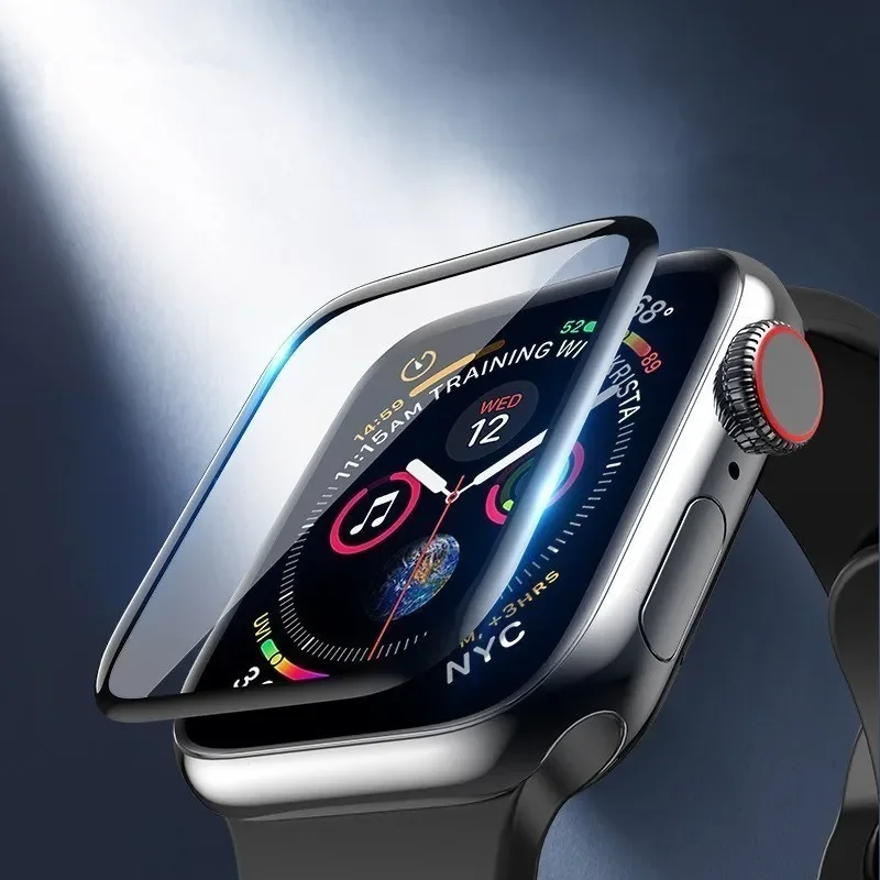Screen Protector For Apple Watch Series 9-8-7-6 5 4 Se ultra-2 49mm 41mm 45mm 40mm 44mm 3D (Not Tempered Glass) Film Accessories