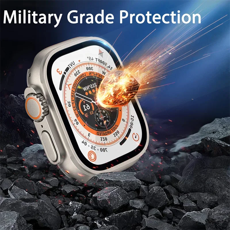 Screen Protector For Apple Watch Series 9-8-7-6 5 4 Se ultra-2 49mm 41mm 45mm 40mm 44mm 3D (Not Tempered Glass) Film Accessories