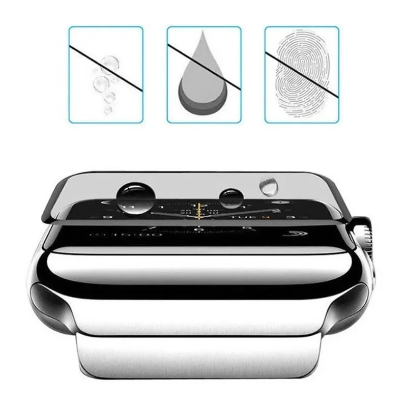 Screen Protector For Apple Watch Series 9-8-7-6 5 4 Se ultra-2 49mm 41mm 45mm 40mm 44mm 3D (Not Tempered Glass) Film Accessories