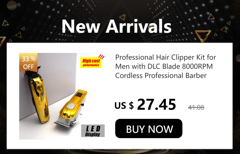 Professional T9 Hair Trimmer Machine Metal Body Beard Trimmer for Men Stainless Steel Blade Hair Clipper Beard Trimmer