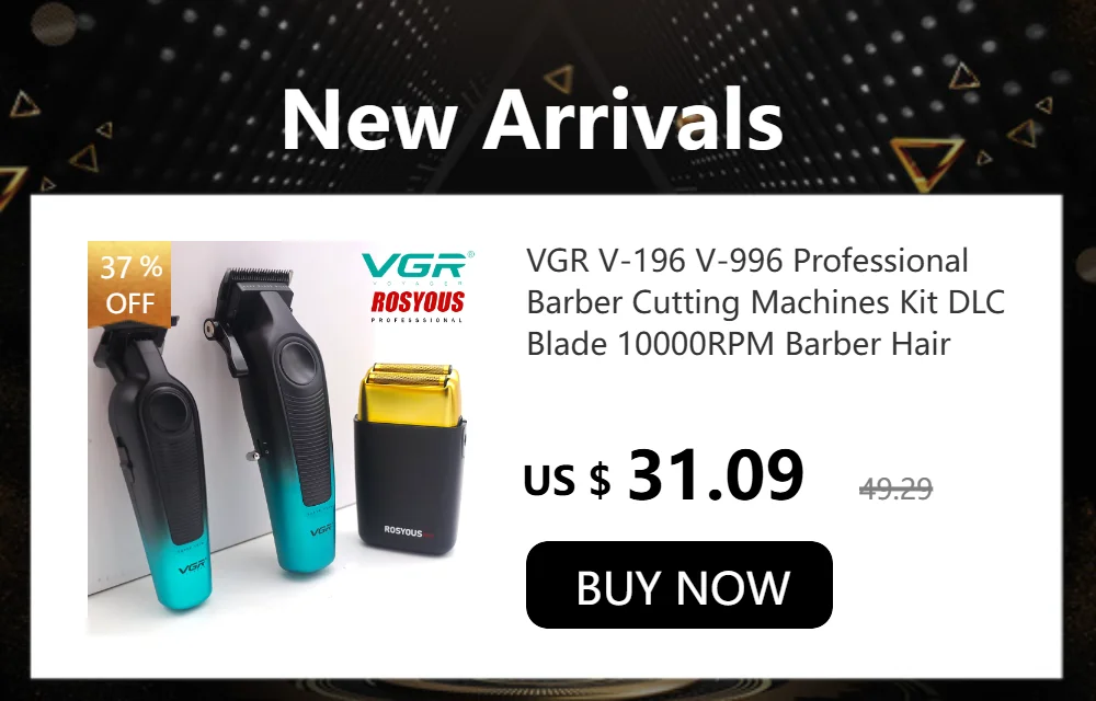 Professional T9 Hair Trimmer Machine Metal Body Beard Trimmer for Men Stainless Steel Blade Hair Clipper Beard Trimmer