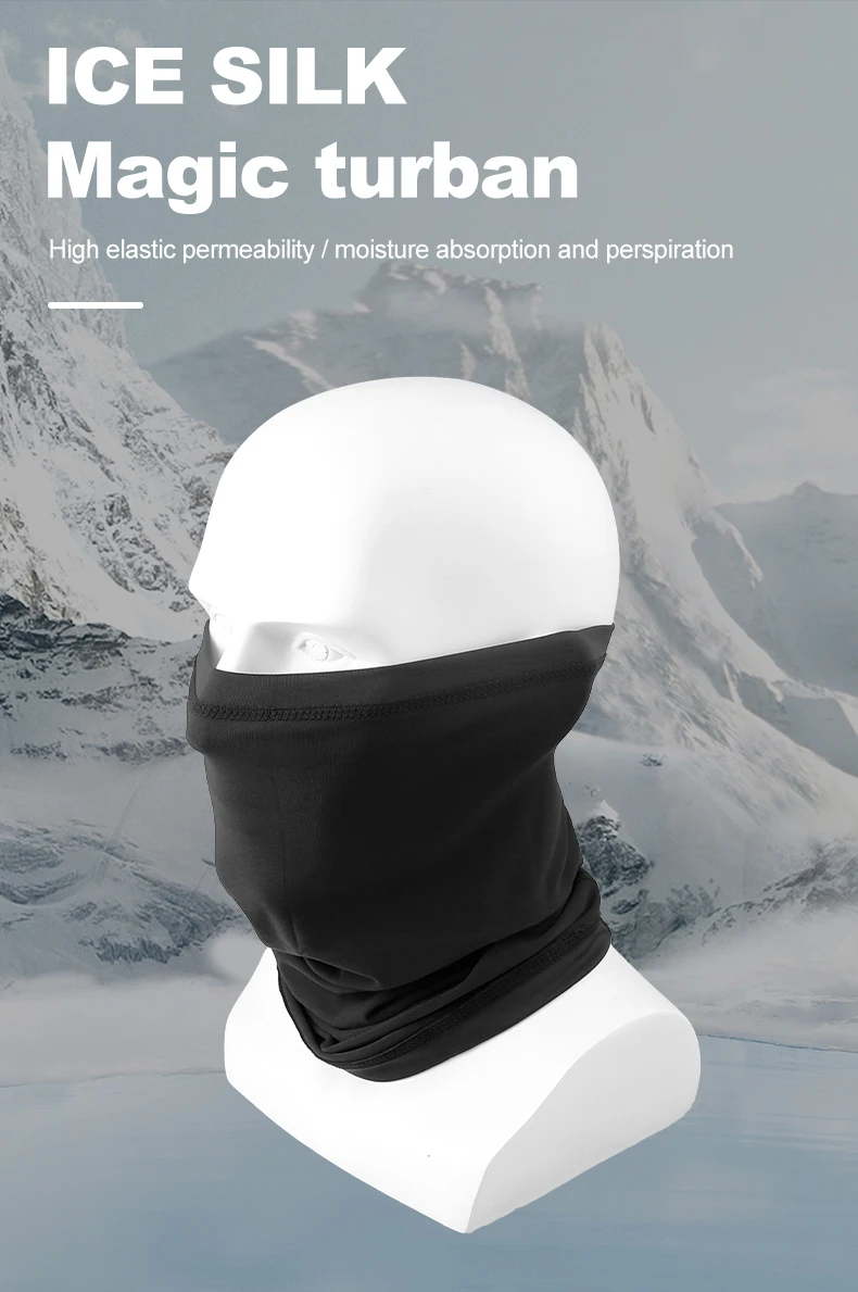 Cycling Face Mask Absorb Sweat Breathable Fishing Training Sport UV Face Scarf Neck Gaiter Summer Face Bandana