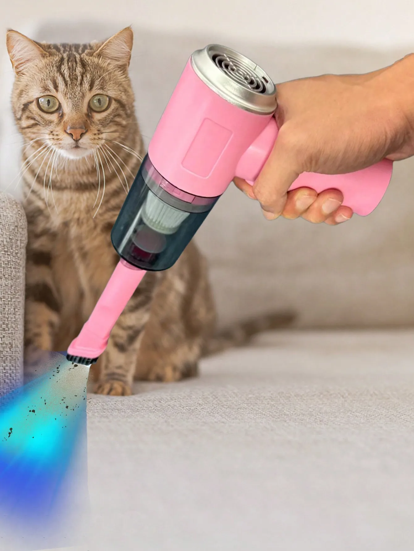 3 In 1 Integrated Suction And Blowing Vacuum Combination Vacuum Cleaner USB Charging Small Car Household Vacuum Cleaner
