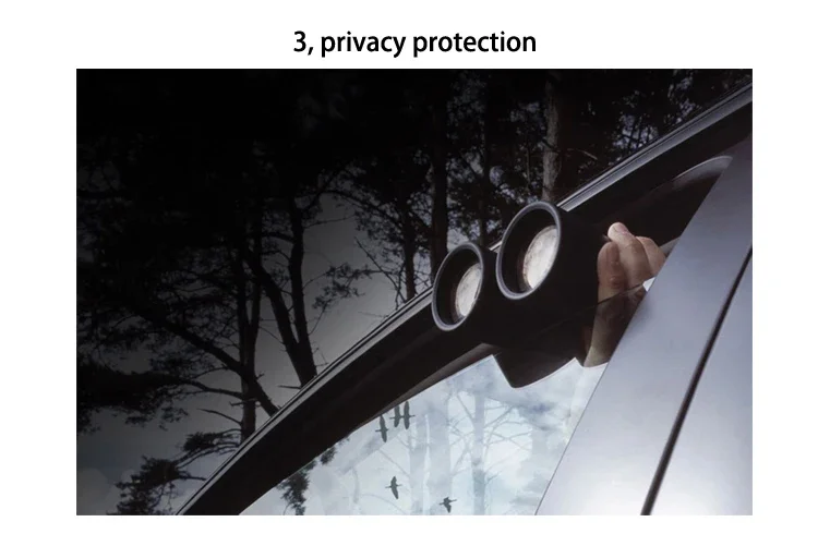 Multi-size Black Car Window Film Roll Car Auto Home Self Adhesive Glass Tint Privacy UV Protector Window Sticker Sun Shade Film