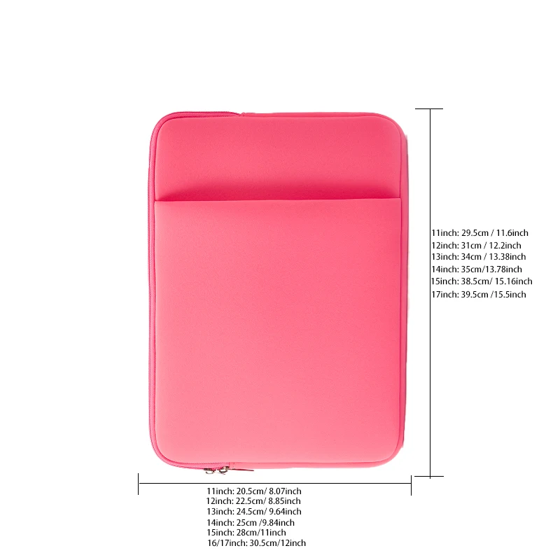 Laptop Inner Bag 11/13/14/15/16/17 Inch Computer Bag Protective Cover, Front Pocket Can Hold Power, Multifunctional Laptop Bag