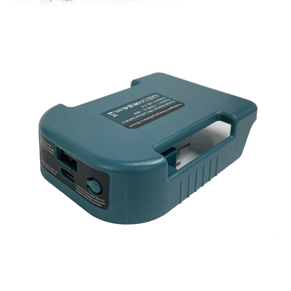 For Makita 18V With USB With Type-C Battery Holder For Makita 18V Battery BL1840 BL1850 BL1860 Charger Adapter Charging