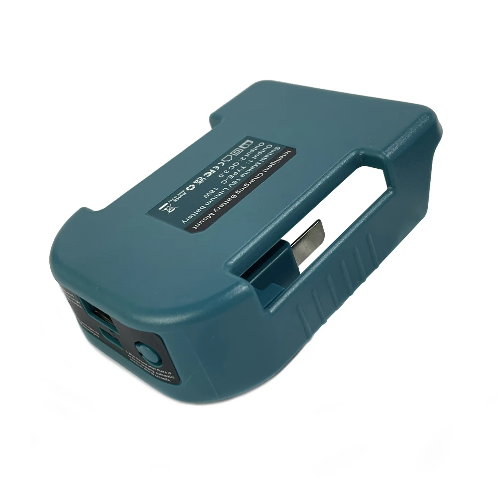 For Makita 18V With USB With Type-C Battery Holder For Makita 18V Battery BL1840 BL1850 BL1860 Charger Adapter Charging