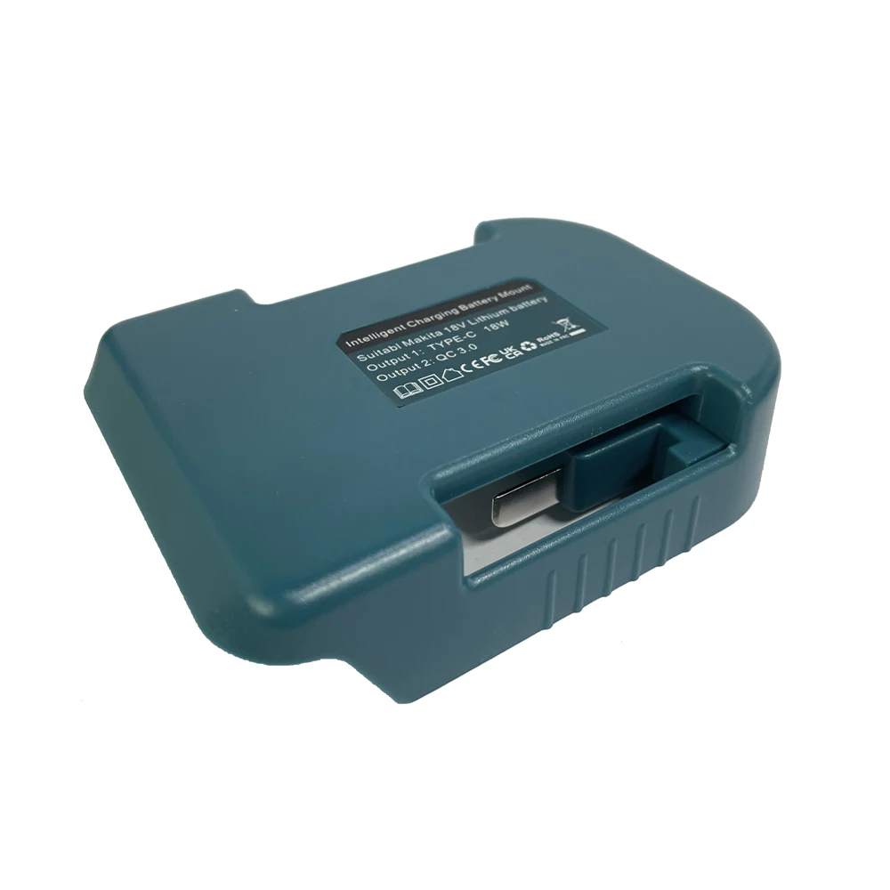 For Makita 18V With USB With Type-C Battery Holder For Makita 18V Battery BL1840 BL1850 BL1860 Charger Adapter Charging