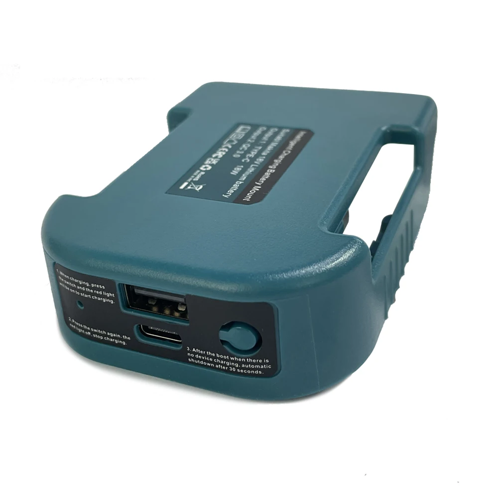 For Makita 18V With USB With Type-C Battery Holder For Makita 18V Battery BL1840 BL1850 BL1860 Charger Adapter Charging